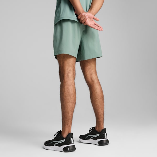Train All Day Men's 5" Woven Training Shorts, Green Moon, extralarge-IND